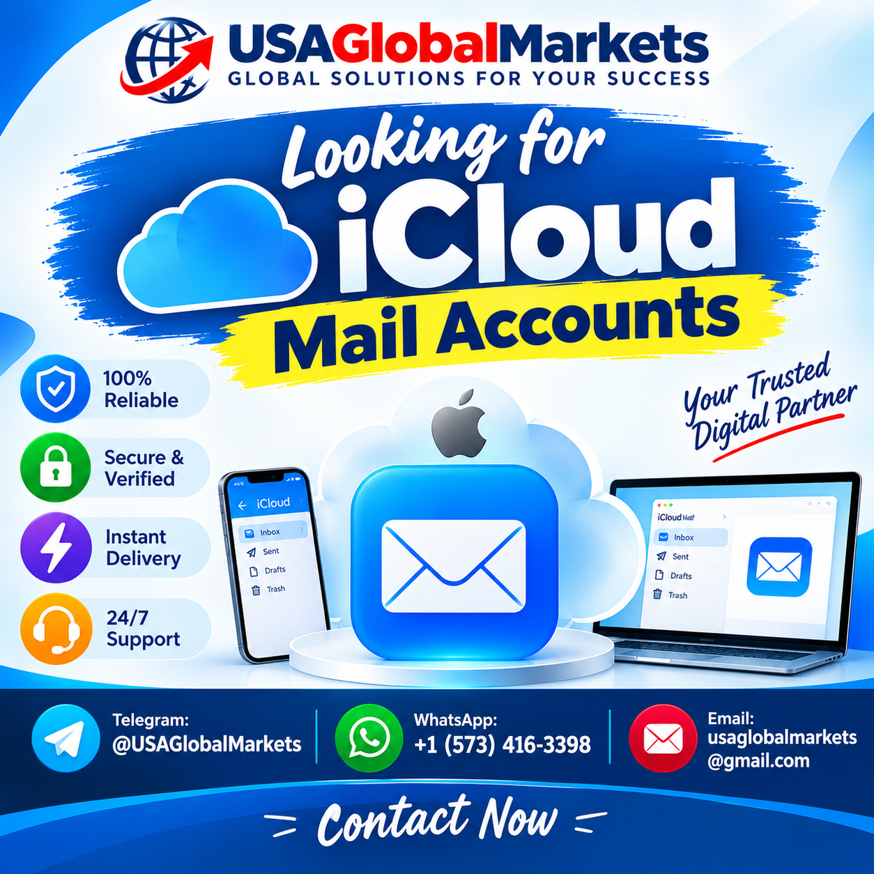 Buy iCloud Mail Accounts